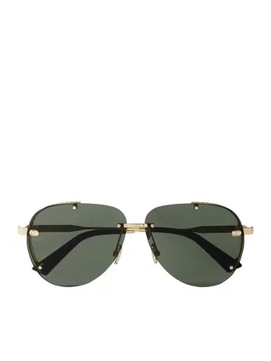 DIOR Eyewear NeoDior A1U Aviator-Style Gold-Tone Sunglasses - Men | Thumbnail 1 DIOR Eyewear NeoDior A1U Aviator-Style Gold-Tone Sunglasses - Men | Thumbnail 1
