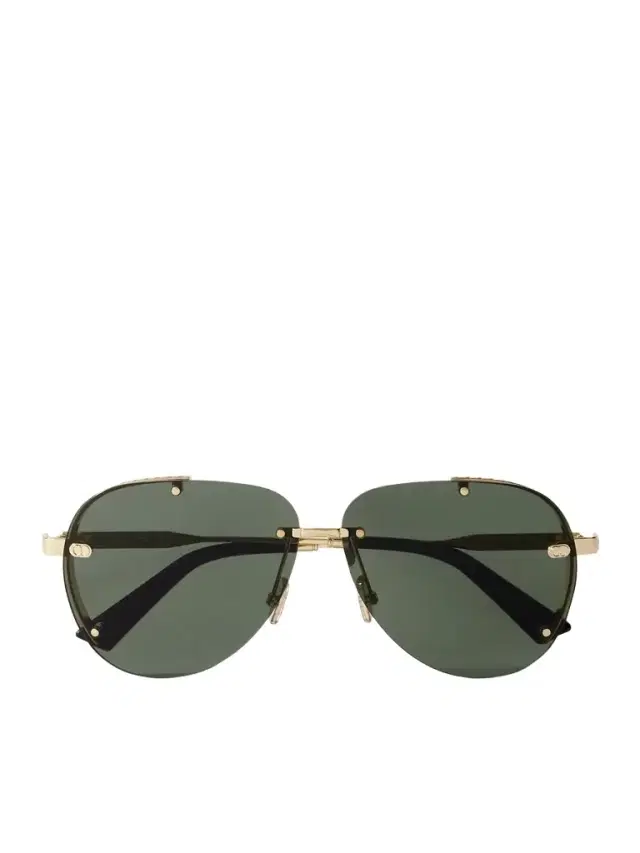 DIOR Eyewear NeoDior A1U Aviator-Style Gold-Tone Sunglasses - Men