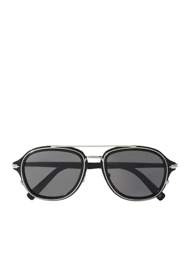 DIOR Eyewear DiorBlacksuit A4U Havana Aviator-Style Acetate and Silver-Tone Sunglasses - Men | Thumbnail 1 DIOR Eyewear DiorBlacksuit A4U Havana Aviator-Style Acetate and Silver-Tone Sunglasses - Men | Thumbnail 1