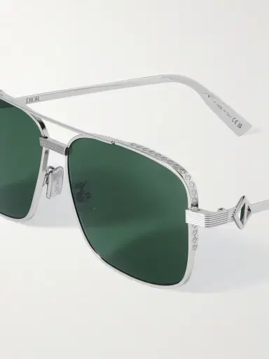 DIOR Eyewear CD Diamond S9U Square-Frame Silver-Tone Sunglasses - Men | Thumbnail 3 DIOR Eyewear CD Diamond S9U Square-Frame Silver-Tone Sunglasses - Men | Thumbnail 3