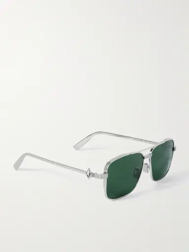 DIOR Eyewear CD Diamond S9U Square-Frame Silver-Tone Sunglasses - Men | Thumbnail 4 DIOR Eyewear CD Diamond S9U Square-Frame Silver-Tone Sunglasses - Men | Thumbnail 4