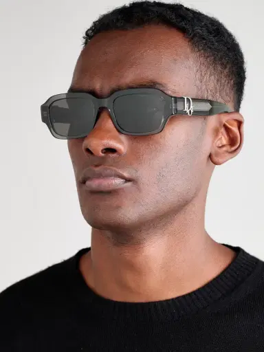 DIOR Eyewear Dior Oblique S2I Square-Frame Acetate Sunglasses - Men | Thumbnail 2