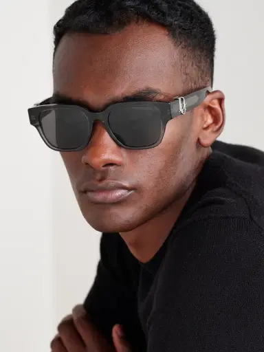 DIOR Eyewear Dior Oblique S1I Square-Frame Acetate Sunglasses - Men | Thumbnail 2 DIOR Eyewear Dior Oblique S1I Square-Frame Acetate Sunglasses - Men | Thumbnail 2