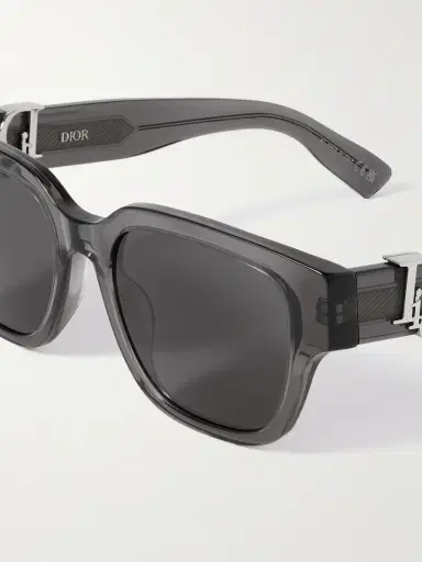 DIOR Eyewear Dior Oblique S1I Square-Frame Acetate Sunglasses - Men | Thumbnail 3 DIOR Eyewear Dior Oblique S1I Square-Frame Acetate Sunglasses - Men | Thumbnail 3