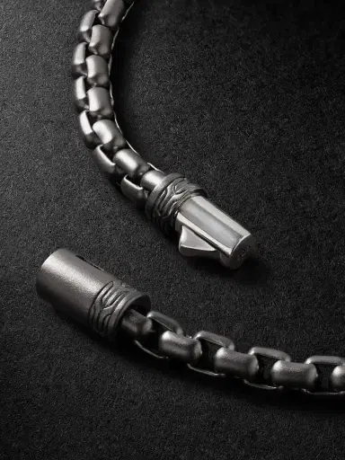 John Hardy Rhodium-Plated Box Chain Bracelet - Men | Thumbnail 3 John Hardy Rhodium-Plated Box Chain Bracelet - Men | Thumbnail 3