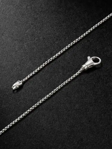 John Hardy Sterling Silver Diamond Pendant Necklace - Men | Thumbnail 3
