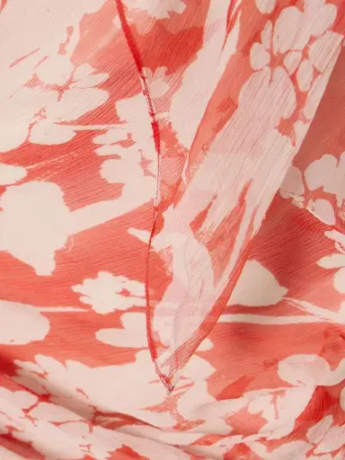 Victoria Beckham One-shoulder Draped Floral-print Silk-georgette Top | Thumbnail 4 Victoria Beckham One-shoulder Draped Floral-print Silk-georgette Top | Thumbnail 4