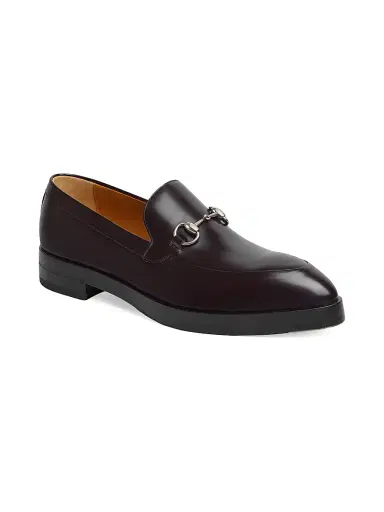 Gucci Men's Horsebit Loafers - Dark Brown - Size 10 | Thumbnail 2