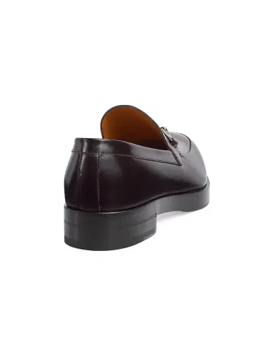 Gucci Men's Horsebit Loafers - Dark Brown - Size 10 | Thumbnail 3