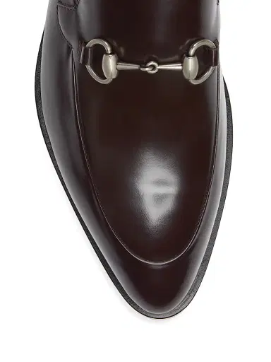 Gucci Men's Horsebit Loafers - Dark Brown - Size 10 | Thumbnail 4