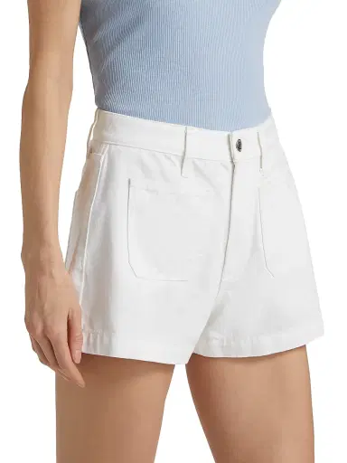 Veronica Beard Women's Timmi Patch Pocket Shorts | Thumbnail 4 Veronica Beard Women's Timmi Patch Pocket Shorts | Thumbnail 4