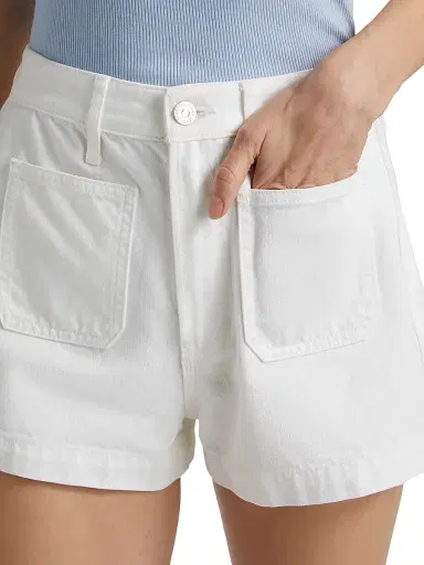 Veronica Beard Women's Timmi Patch Pocket Shorts | Thumbnail 6 Veronica Beard Women's Timmi Patch Pocket Shorts | Thumbnail 6