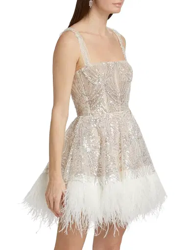 Bronx and Banco Women's Mademoiselle Beaded Minidress | Thumbnail 4 Bronx and Banco Women's Mademoiselle Beaded Minidress | Thumbnail 4