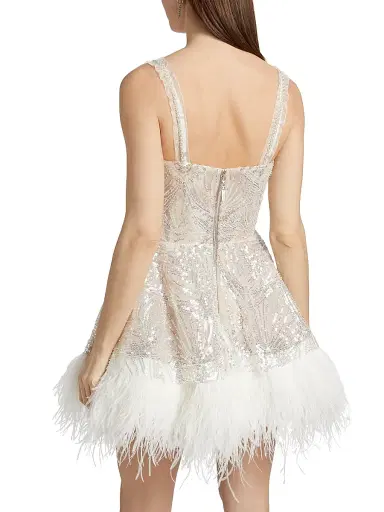 Bronx and Banco Women's Mademoiselle Beaded Minidress | Thumbnail 5 Bronx and Banco Women's Mademoiselle Beaded Minidress | Thumbnail 5