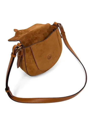 Isabel Marant Women's Small Altay Suede Crossbody Bag - Cognac | Thumbnail 3