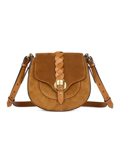 Isabel Marant Women's Small Altay Suede Crossbody Bag - Cognac | Thumbnail 1