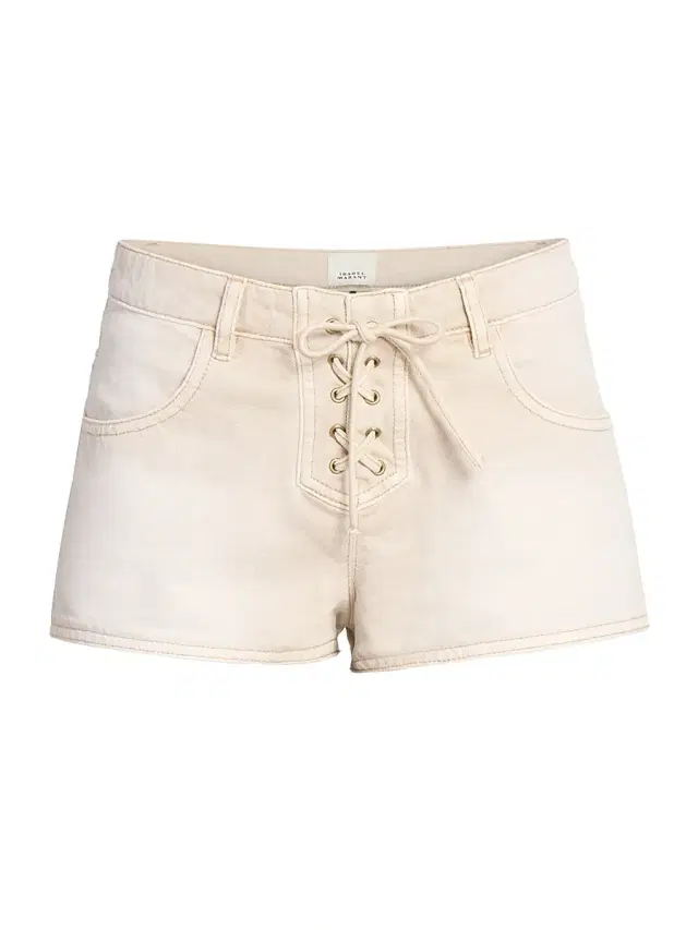 Women's Delma Denim Shorts - Ecru