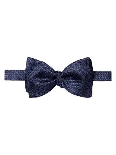 Eton Men's Geometric Silk Bow Tie | Thumbnail 1