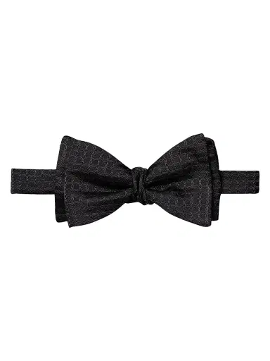 Eton Men's Geometric Silk Bow Tie | Thumbnail 1 Eton Men's Geometric Silk Bow Tie | Thumbnail 1