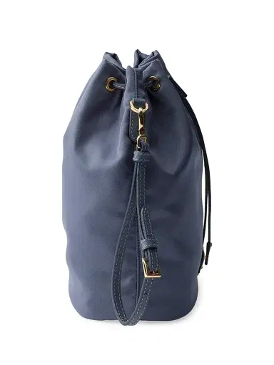 Prada Women's Re-Nylon Pouch Blue | Thumbnail 6 Prada Women's Re-Nylon Pouch Blue | Thumbnail 6