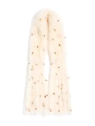 Valentino Garavani Women's Feathers Scarf | Thumbnail 1 Valentino Garavani Women's Feathers Scarf | Thumbnail 1