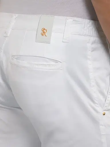 Stefano Ricci Men's Sport Trousers - White - Size 48 | Thumbnail 4