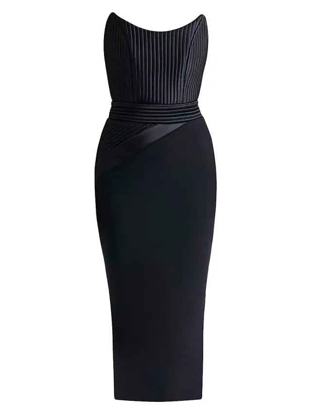 Women's Reine De Reinettes Midi-Dress - Black
