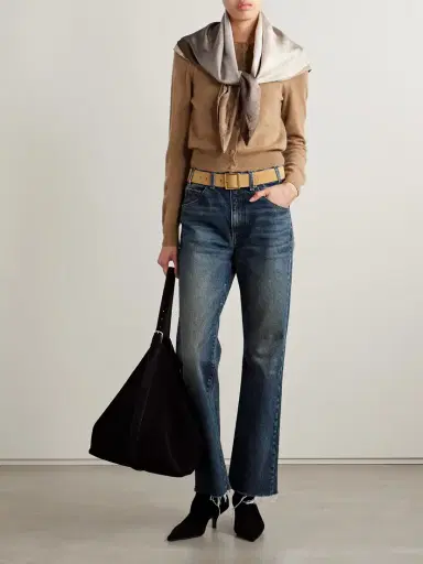 Nili Lotan Calla Distressed Mid-rise Straight-leg Jeans | Thumbnail 2