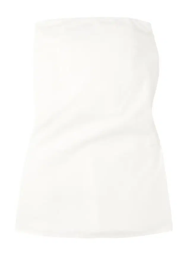 Peplum Cotton-poplin Bustier Top