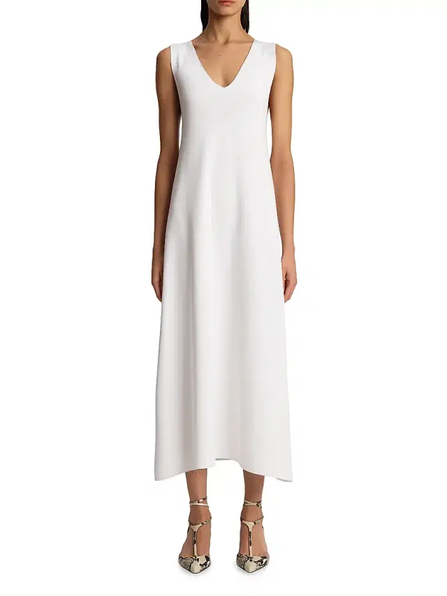 Women's Keran V-Neck Midi-Dress - Glaze
