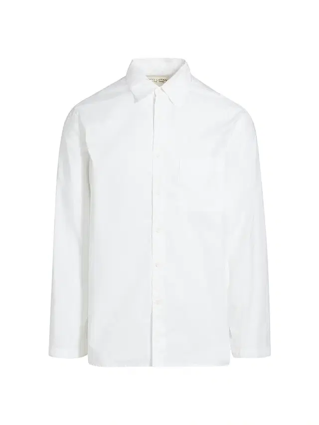 Nili Lotan Men's Caiden Cotton Poplin Button-Front Shirt - White