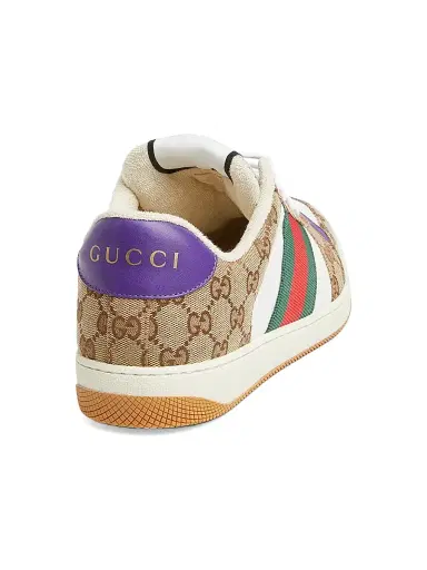 Gucci Men's Screener GG Canvas Sneakers - Beige - Size 14 | Thumbnail 3 Gucci Men's Screener GG Canvas Sneakers - Beige - Size 14 | Thumbnail 3