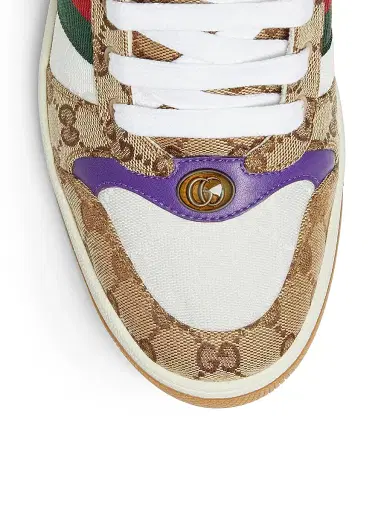Gucci Men's Screener GG Canvas Sneakers - Beige - Size 14 | Thumbnail 5 Gucci Men's Screener GG Canvas Sneakers - Beige - Size 14 | Thumbnail 5