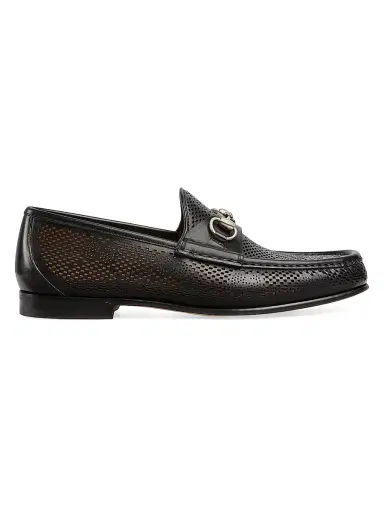 Gucci Men's Horsebit 1953 Leather Loafers - Black - Size 10 | Thumbnail 1 Gucci Men's Horsebit 1953 Leather Loafers - Black - Size 10 | Thumbnail 1
