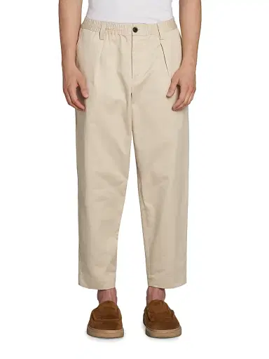 Marni Men's Cotton Gabardine Crop Trousers | Thumbnail 3 Marni Men's Cotton Gabardine Crop Trousers | Thumbnail 3