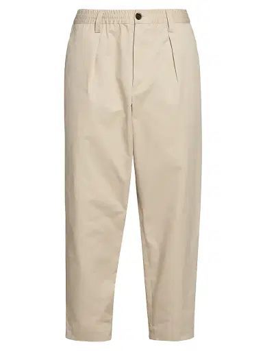 Marni Men's Cotton Gabardine Crop Trousers | Thumbnail 1 Marni Men's Cotton Gabardine Crop Trousers | Thumbnail 1