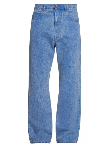 Marni Men's Denim Wide-Leg Trousers - Cobalt - Size 30 | Thumbnail 1