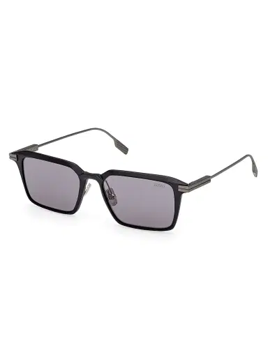 Zegna Men's 55MM Square Sunglasses | Thumbnail 1