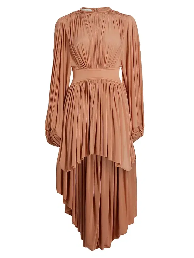 Zimmermann Women's Illuminate Batwing Minidress - Lipstick