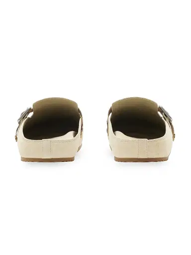 Burberry Men's Urchin Suede Clogs - Bake - Size 8 | Thumbnail 3