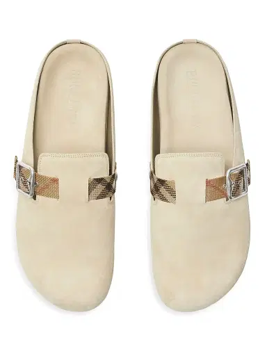 Burberry Men's Urchin Suede Clogs - Bake - Size 8 | Thumbnail 4