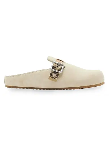 Burberry Men's Urchin Suede Clogs - Bake - Size 8 | Thumbnail 1
