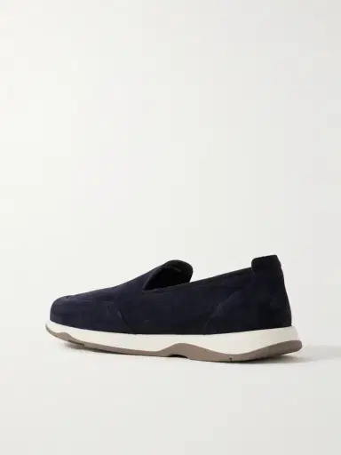 Berluti Echappe Suede Slip-On Sneakers - Men | Thumbnail 4 Berluti Echappe Suede Slip-On Sneakers - Men | Thumbnail 4