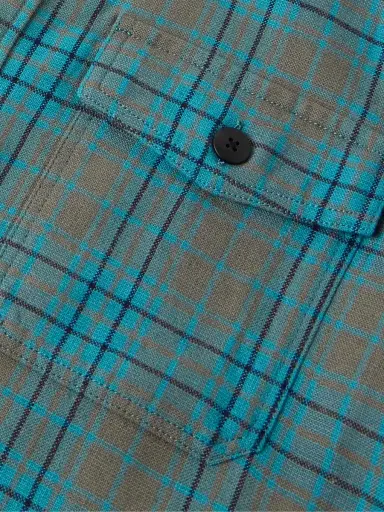 Visvim Checked Wool and Linen-Blend Shirt - Men | Thumbnail 5
