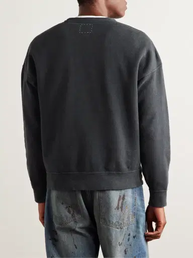 Visvim Jumbo SB Garment-Dyed Cotton and Nylon-Blend Jersey Sweatshirt - Men | Thumbnail 3 Visvim Jumbo SB Garment-Dyed Cotton and Nylon-Blend Jersey Sweatshirt - Men | Thumbnail 3
