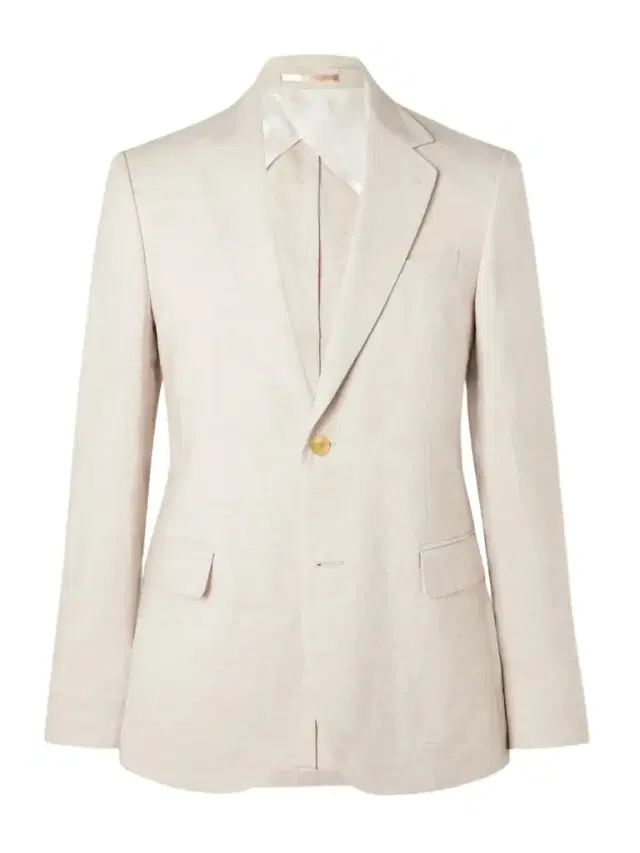 MR P. Slim-Fit Linen Suit Jacket - Men