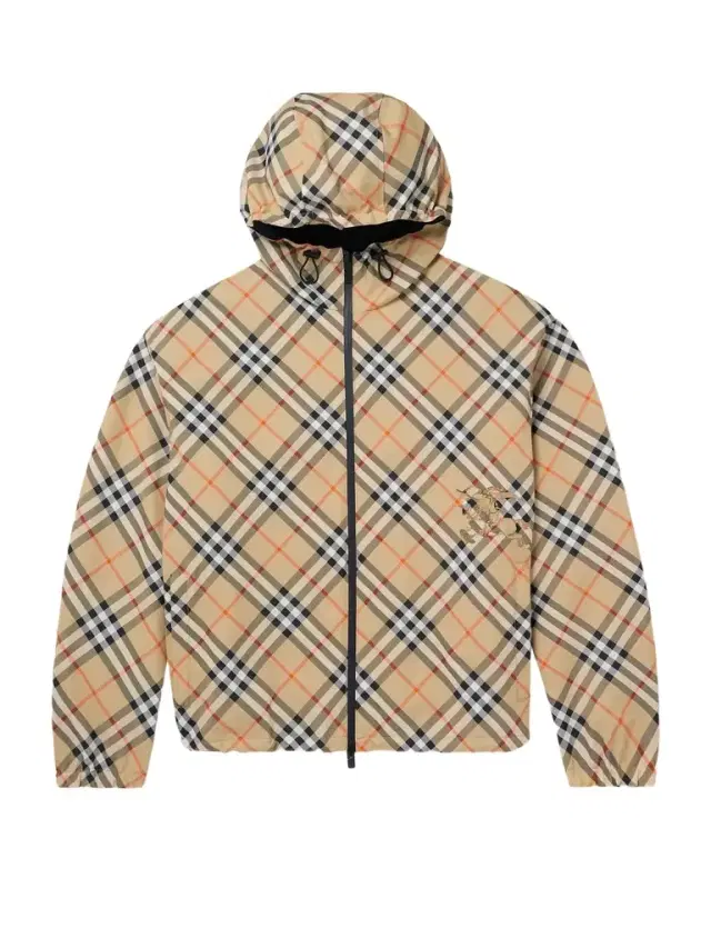 Burberry Reversible Checked Twill and Shell Hooded Jacket - Men