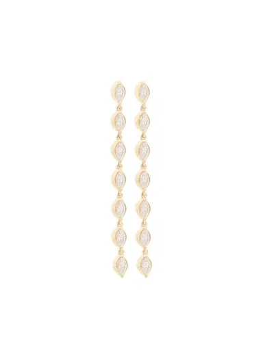 Wish Fine Jewelry 1.01ct Diamond 14K Gold Dangle Drop Earrings | Thumbnail 1 Wish Fine Jewelry 1.01ct Diamond 14K Gold Dangle Drop Earrings | Thumbnail 1