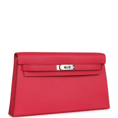 HERMÈS Hermes Kelly Elan Rose Extreme Madame Palladium Hardware | Thumbnail 2