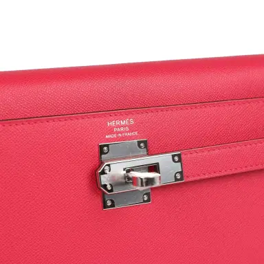 HERMÈS Hermes Kelly Elan Rose Extreme Madame Palladium Hardware | Thumbnail 7